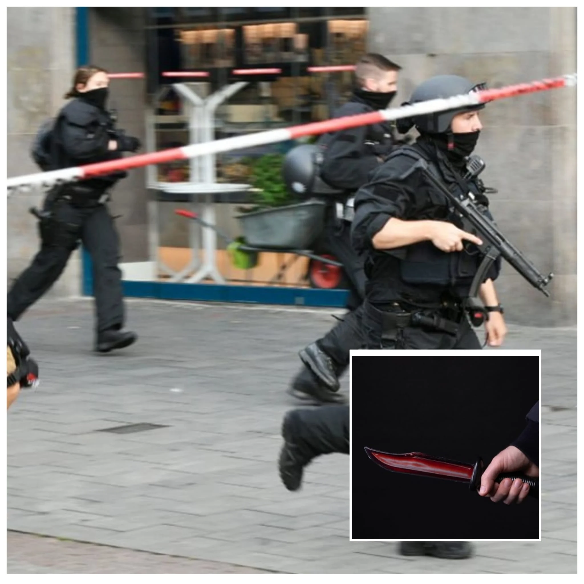 জার্মানির ওয়েজবার্গে ছুরি নিয়ে হামলা, নিহত কমপক্ষে তিন,আশঙ্কাজনক পাঁচ জন