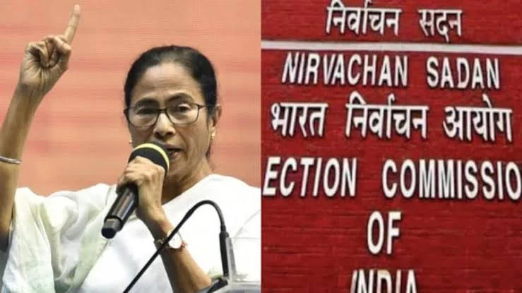 মমতা বন্দ্যোপাধ্যায়ের নিশানায় নির্বাচন কমিশন