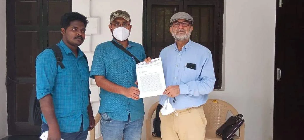 বিশ্বভারতী ইস্যুঃ কেরল ও পশ্চিমবঙ্গের রাজ্য সভার  ৩ সাংসদ কে স্মারকলিপি সর্বভারতীয় বাম ছাত্র সংগঠনের