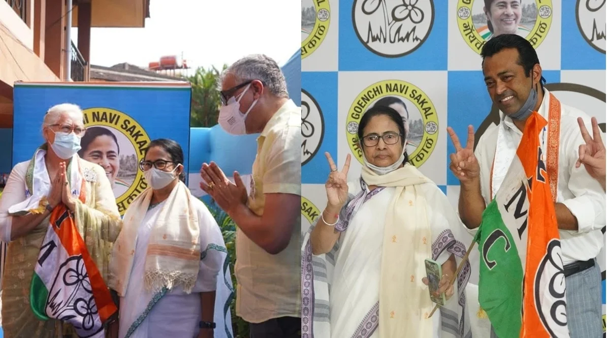 গোয়ায় একের পর এক চমক, নাফিসা আলির পর তৃণমূলে যোগদান লিয়েন্ডার পেজের