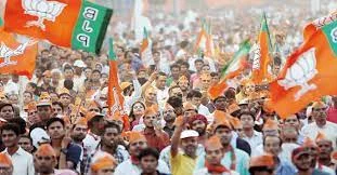 অনুমতি ছাড়াই বিজেপির মিছিল, পুলিশের সঙ্গে ধস্তাধস্তি