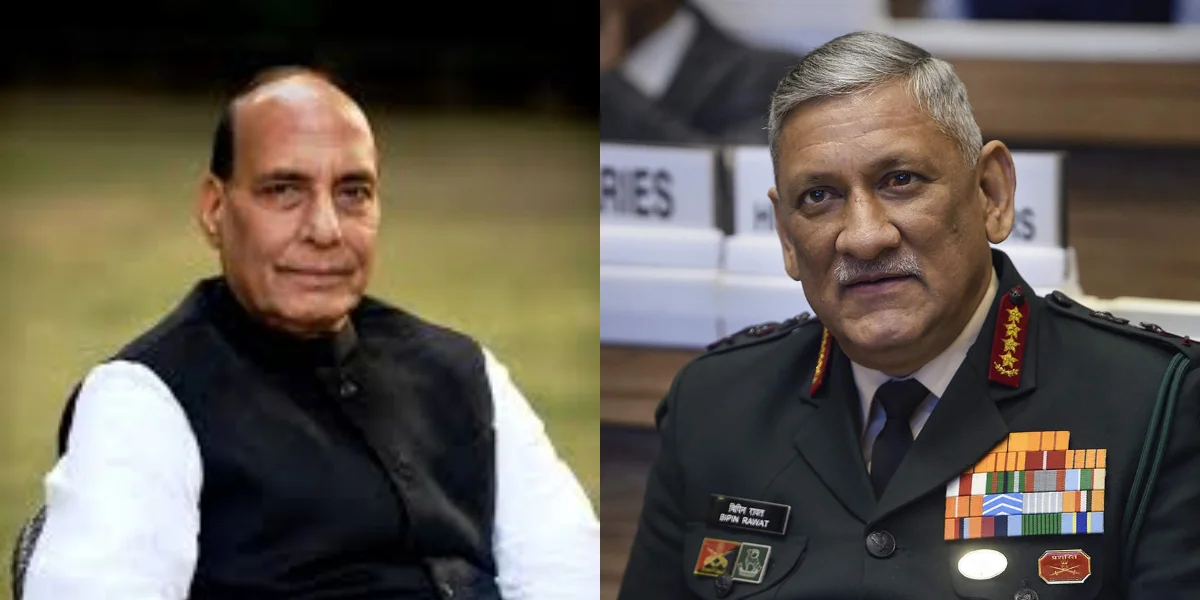 বিপিন রাওয়াতের বাসভবনে রাজনাথ সিং, কথা বলছেন বাড়ির সদস্যদের সঙ্গে