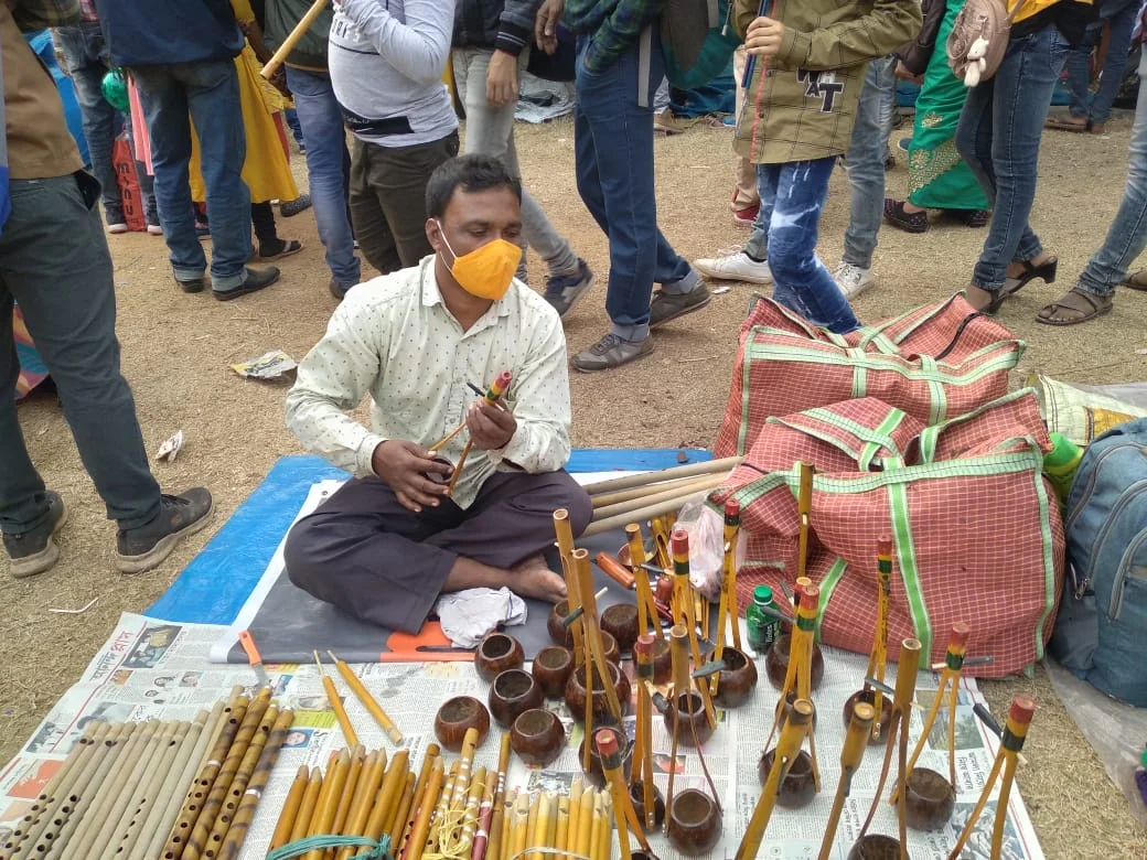 লালন শাহের একতারার বাজার ডাকবাংলো পৌষমেলায়