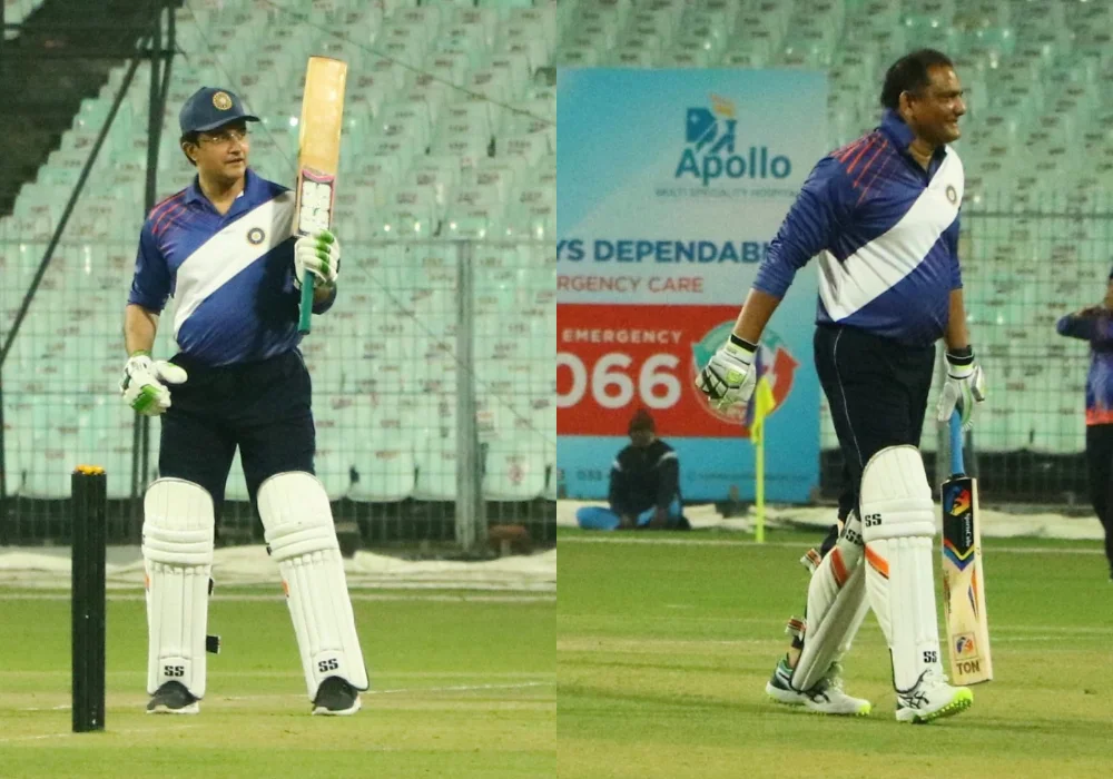 ইডেন মাতালেন সৌরভ আজহারউদ্দিনরা