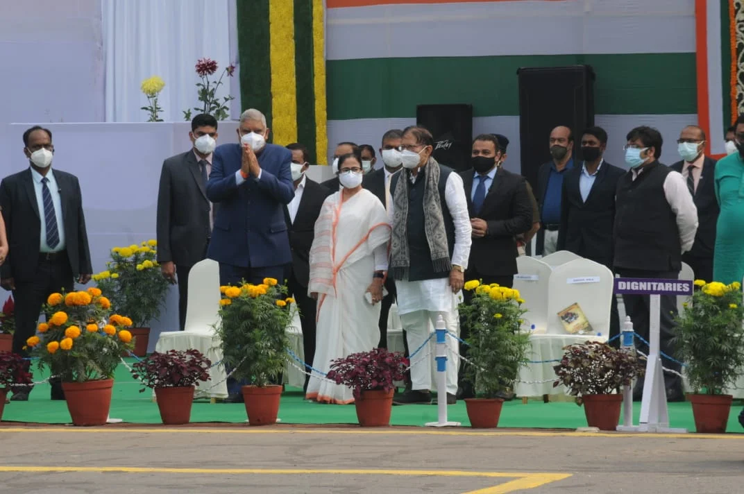 কলকাতায় রেডরোডে ৭৩তম প্রজাতন্ত্র দিবসের অনুষ্ঠানের নানা মুহূর্ত, লেন্স বন্দি পুবের কলম ডিজিটালের ক্যামেরায়