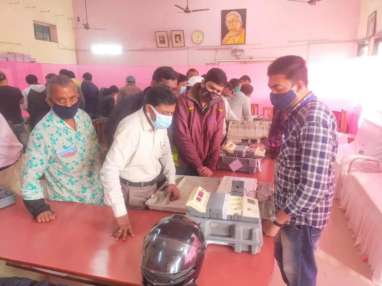 নির্বিঘ্নে বিধাননগর পুরভোট ভোট সম্পন্ন  করতে প্রস্তুত পুলিশ