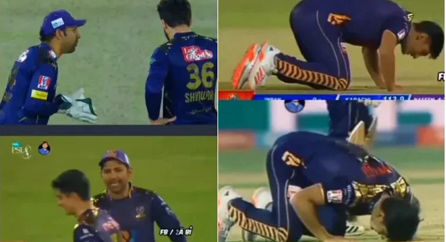 নাসিম শাহকে কোলাকুলি আগে  সিজদা করার পরামর্শ সরফরাজের