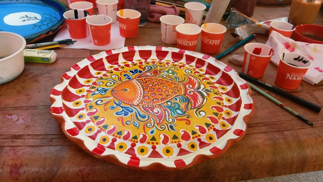 দক্ষিণ কলকাতায় মালা রায় ও নির্বেদ রায়ের উপস্থিতিতে চিত্রকলা কর্মশালা