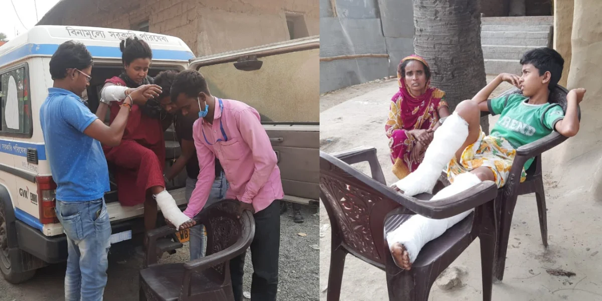 রামপুরহাট কাণ্ডঃ সুস্থ হয়ে বাড়ি ফিরল বুলবুলি ও ইরফান, এসকর্ট করে বাড়ি পৌঁছে দিল পুলিশ