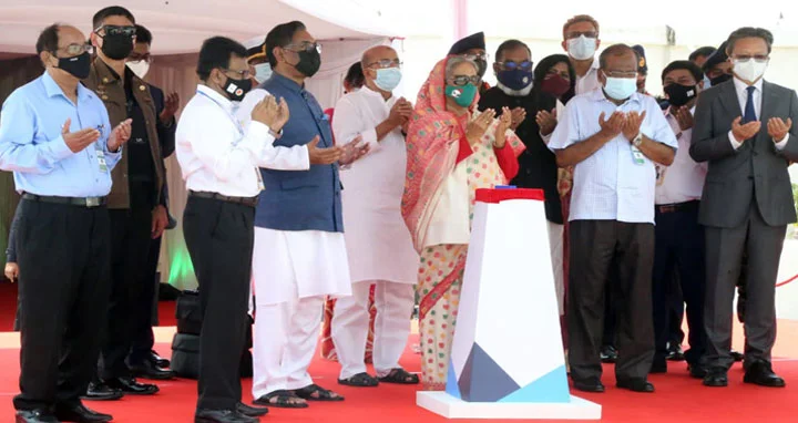দেশের সব থেকে বড় তাপবিদ্যুৎ কেন্দ্র উদ্বোধন করলেন প্রধানমন্ত্রী শেখ হাসিনা