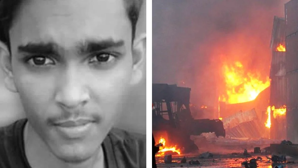 চট্টগ্রামের সীতাকুন্ডের আগুন ফেসবুক লাইভ করার সময় ঝলসে মৃত আলিউর রহমান