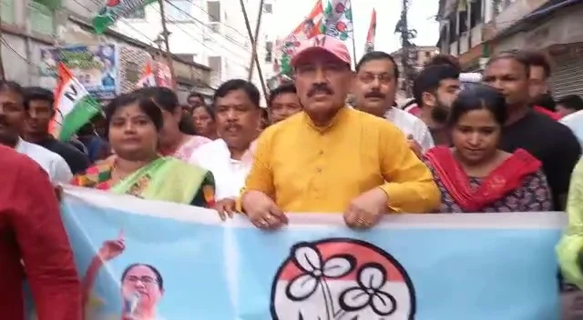 সাংসদ প্রসূন বন্দ্যোপাধ্যায়ের নেতৃত্বে হাওড়ায় তৃণমূল কংগ্রেস স্পোর্টস সেলের র‍্যালি