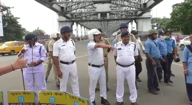 চলছে বাম দলগুলির ডাকা ভারত বনধ, কড়া নিরাপত্তা হাওড়া জুড়ে