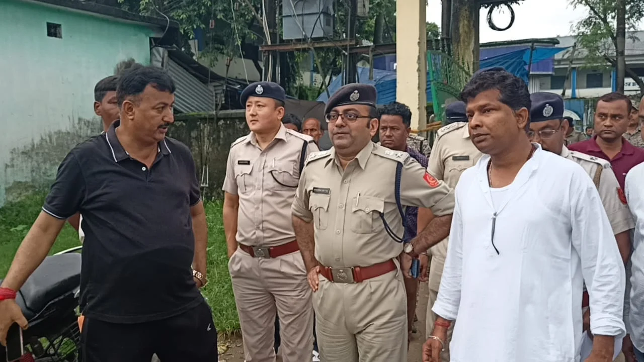 অভিষেকের সভা স্থল পরিদর্শন করলেন পুলিশ আধিকারিকরা