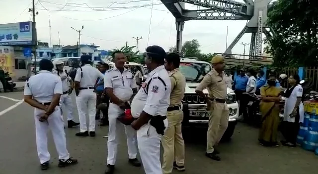 চলছে বাম দলগুলির ডাকা ভারত বনধ, কড়া নিরাপত্তা হাওড়া জুড়ে