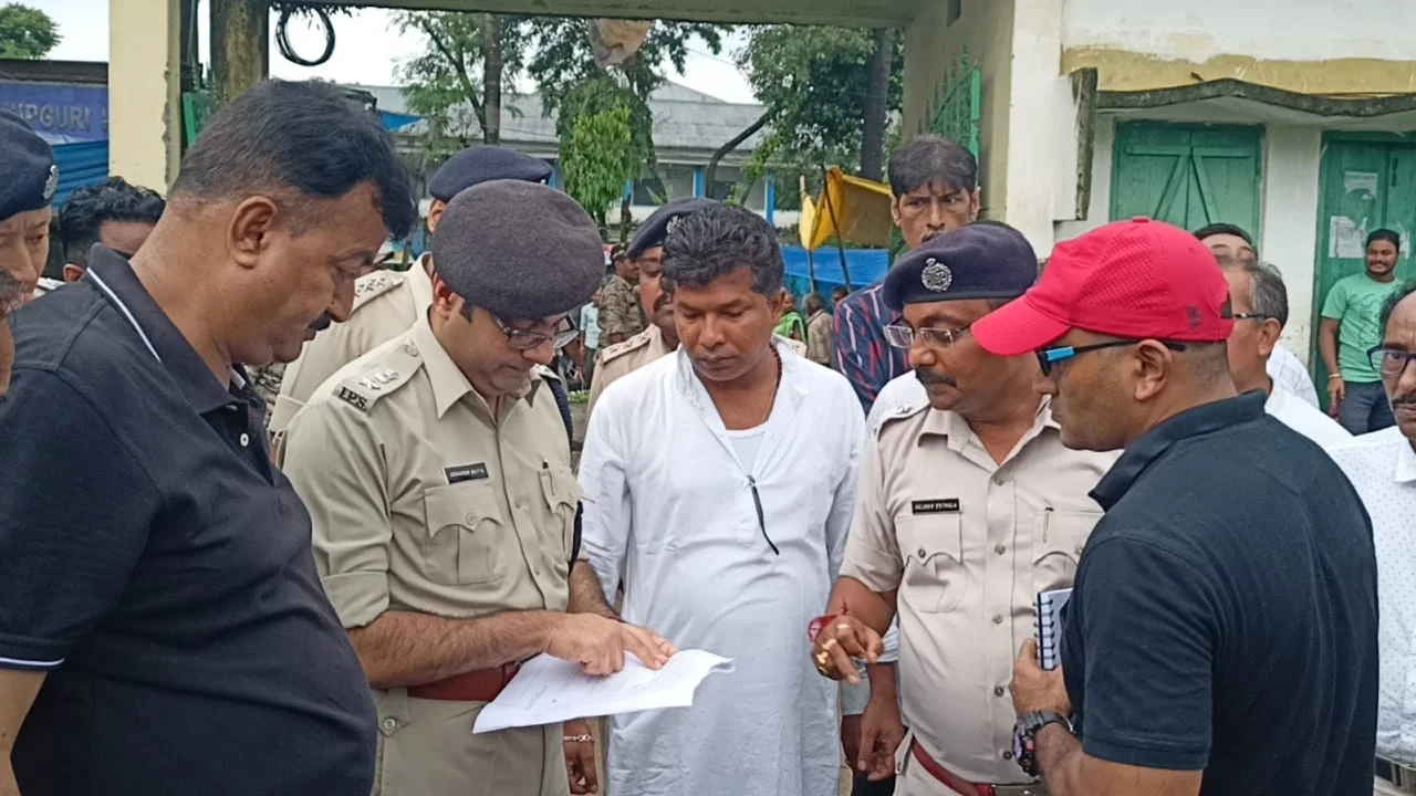 অভিষেকের সভা স্থল পরিদর্শন করলেন পুলিশ আধিকারিকরা