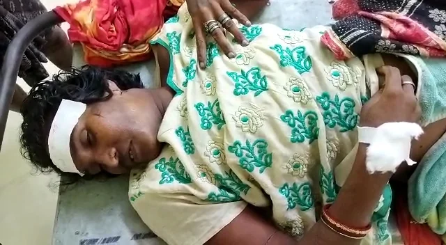 পারিবারিক অশান্তির জেরে স্ত্রীকে কুপিয়ে খুনের চেষ্টা স্বামীর