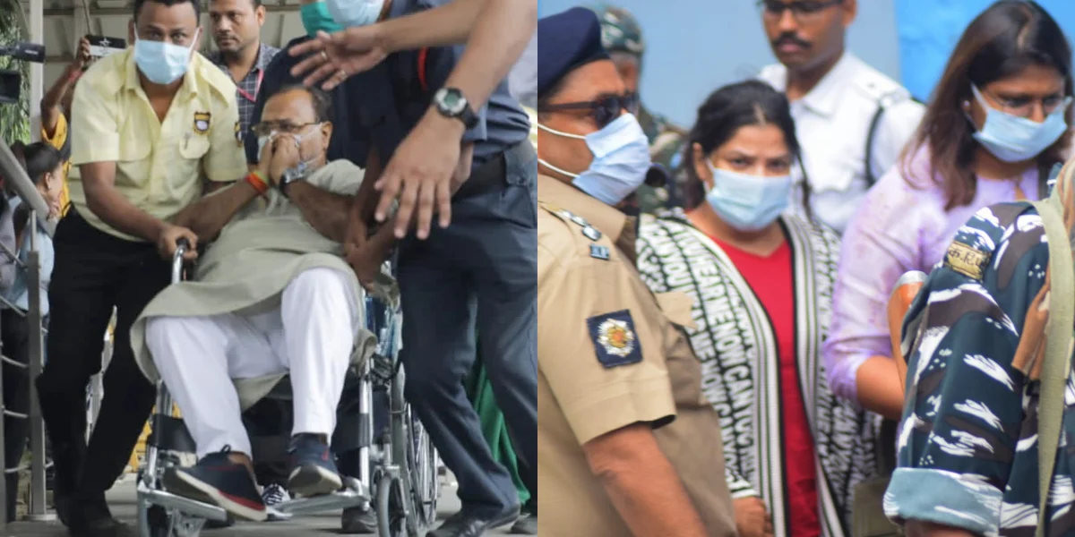 ইএসআই হাসপাতালে সাংবাদিকদের সামনে মুখ খুললেন অর্পিতা, 'ষড়যন্ত্র' তত্ত্বে চুপ  থাকলেন পার্থ