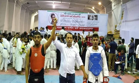 কুরআনের হাফেজ নাসির এখন মার্শাল আর্টে দেশ সেরা