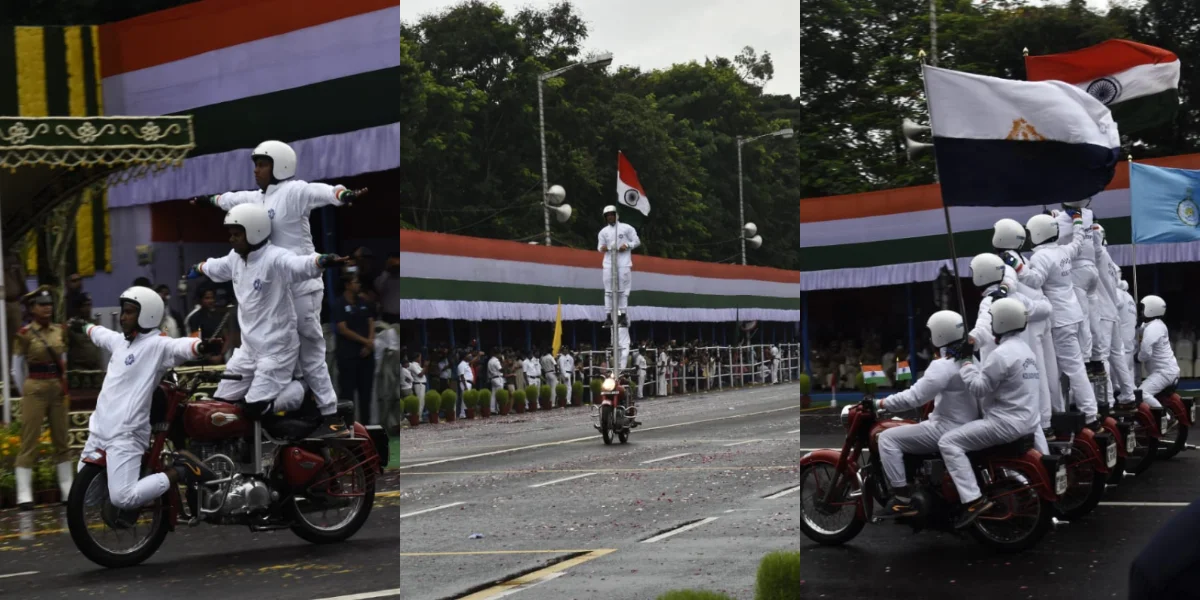 স্বাধীনতা দিবসে ---- রেড রোড থেকে বিশেষ মুহূর্তের ছবি পুবের কলমের ক্যামেরায়