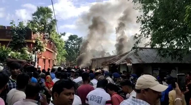 শিশু খুনে উত্তপ্ত শান্তিনিকেতন, অভিযুক্তের বাড়ি ঘিরে উত্তেজনা, নিয়ন্ত্রণে আনতে নামল পুলিশ সহ RAF