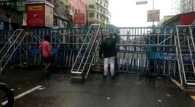 আজ বিজেপির নবান্ন অভিযান, গার্ডরেল দিয়ে ঘেরা হল কোনা এক্সপ্রেস ওয়ে, এলো জলকামান