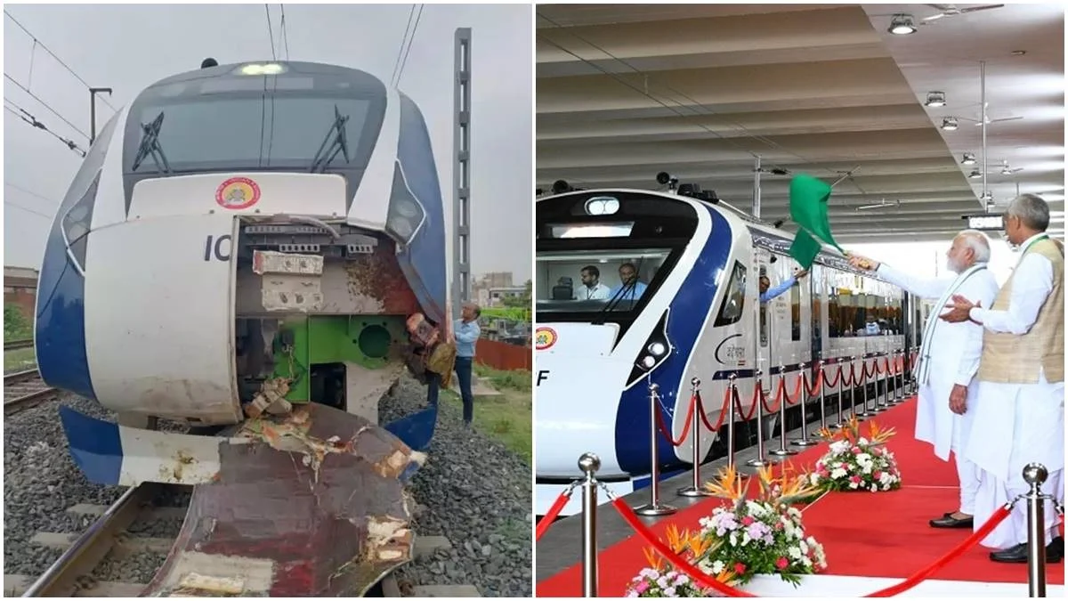 মোষের পালকে ধাক্কা, মোদির সূচনার মাত্র ৬ দিনের মধ্যে মুখ থুবড়ে পড়ল দেশের তৃতীয় বন্দে ভারত এক্সপ্রেস