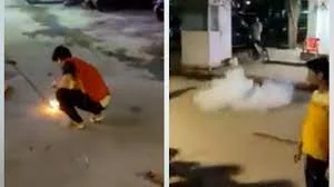 নিষিদ্ধ আতশবাজি, অথচ আপ মন্ত্রীর বাড়িতে ফাটছে বাজি, কেজরিকে হিন্দু বিরোধী বলে তোপ দেগে ভিডিও ট্যুইট বিজেপি নেতার