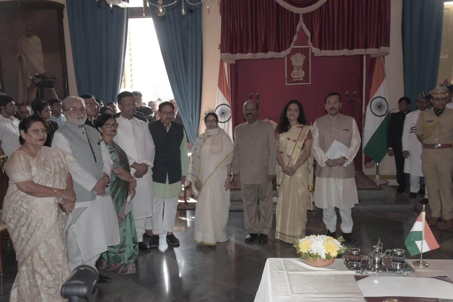 বাংলার নয়া রাজ্যপাল হিসেবে শপথ নিলেন সি ভি আনন্দ বোস, শুভেচ্ছা জানালেন মুখ্যমন্ত্রী,  গরহাজির শুভেন্দু