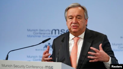 গুতেরেস আমেরিকার পুতুল: উত্তর কোরিয়া