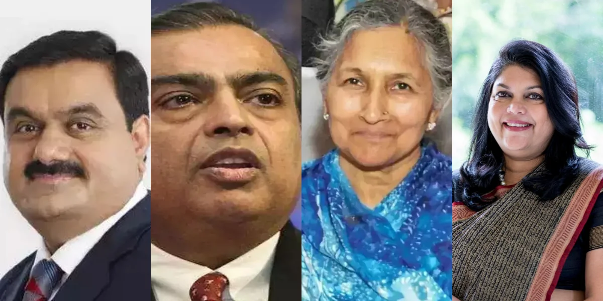 দশ ধনীর তালিকায় প্রথম আদানি, দ্বিতীয় আম্বানি, ষষ্ঠ সাবিত্রী জিন্দাল, নয়া মুখ ফাল্গুনী নাইয়ার