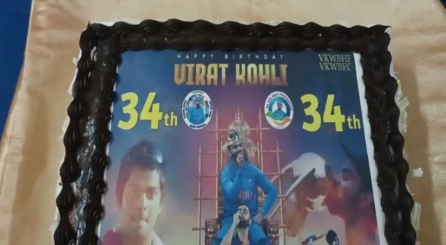 ক্রীড়া প্রেমী পুলিশ  কেক কেটে ২৫ ফুটের কাট আউট সাজিয়ে বিরাট জন্মদিন হাওড়ায়