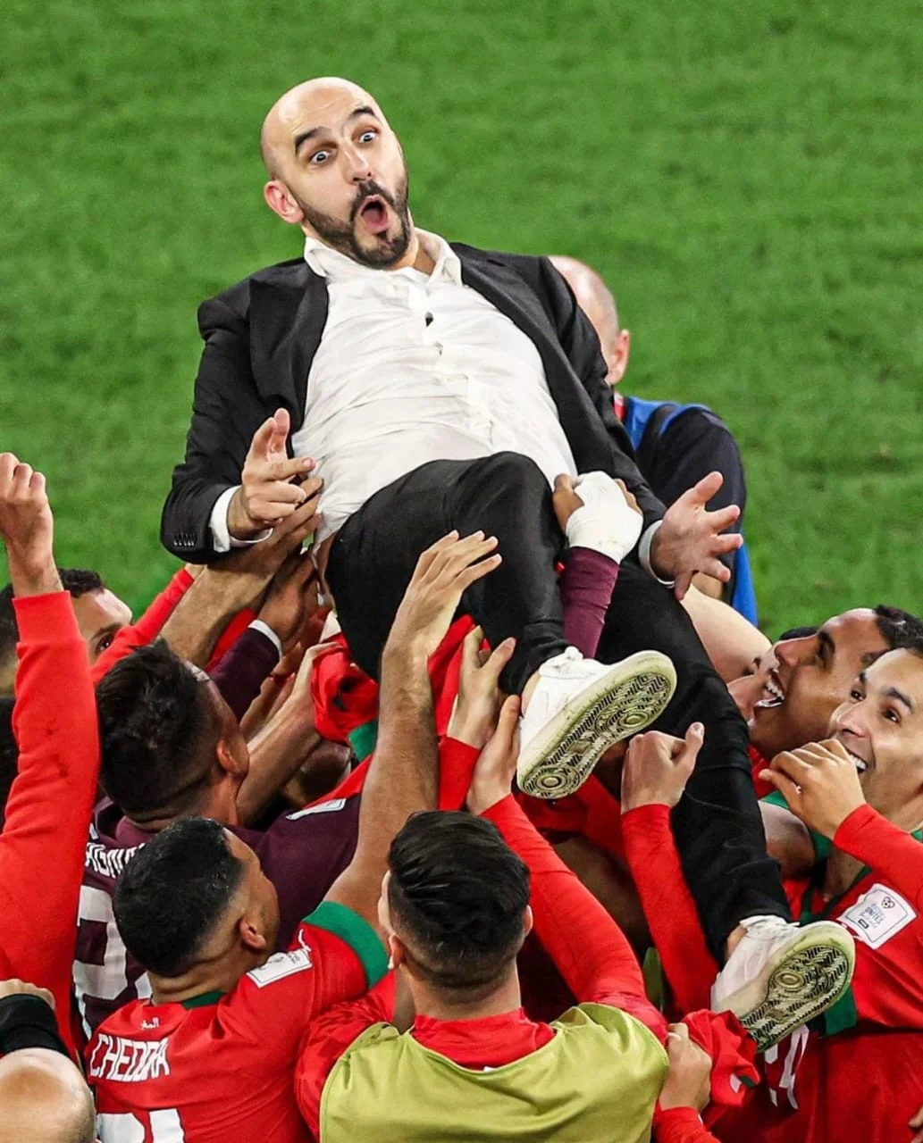 ইতিহাসে মরক্কো, স্পেনকে হারিয়ে প্রথমবার বিশ্বকাপ ফুটবলের কোয়ার্টারে হাকিমিরা