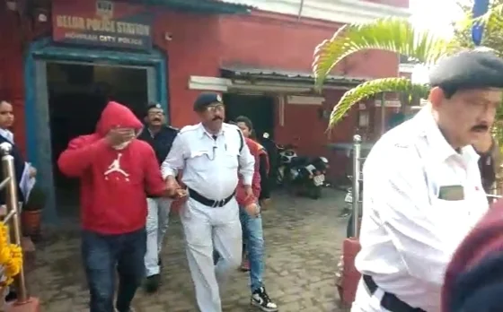 হাওড়ার বেলুড়ে  হুক্কা বারে পুলিশের হানা, এক মহিলা সহ  গ্রেফতার সাত