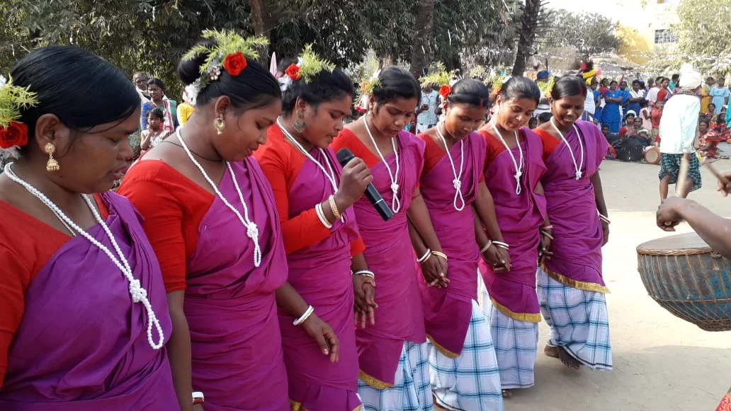 আদিবাসীদের মাঘ পরব মঙ্গলকোটে