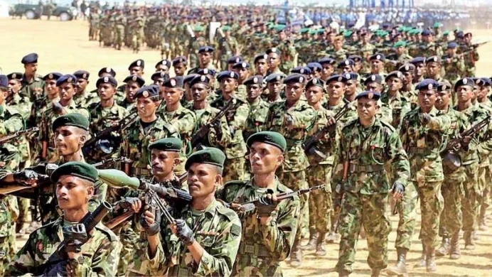 সেনা সংখ্যা কমাবে শ্রীলঙ্কা