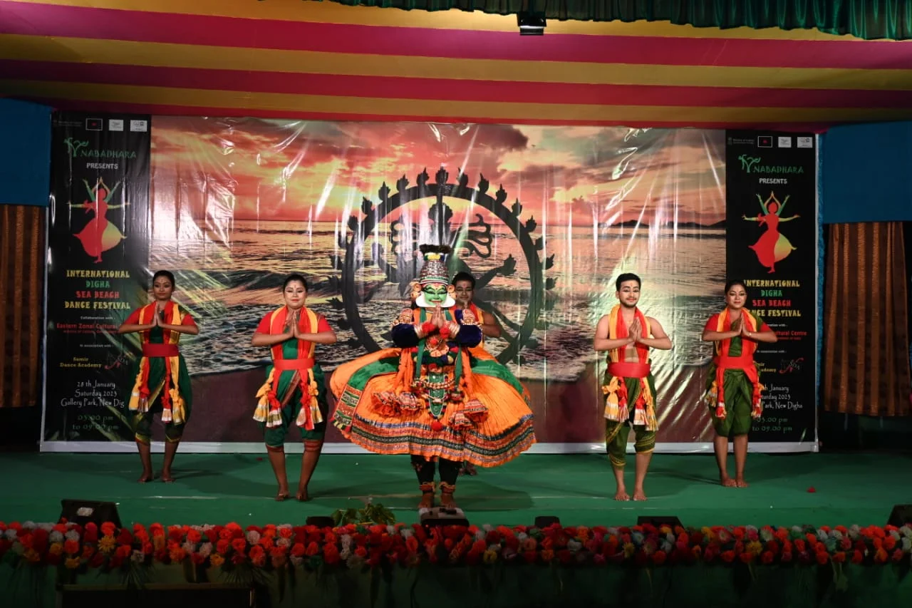 দীঘার সৈকতে আন্তর্জাতিক নৃত্য উৎসব