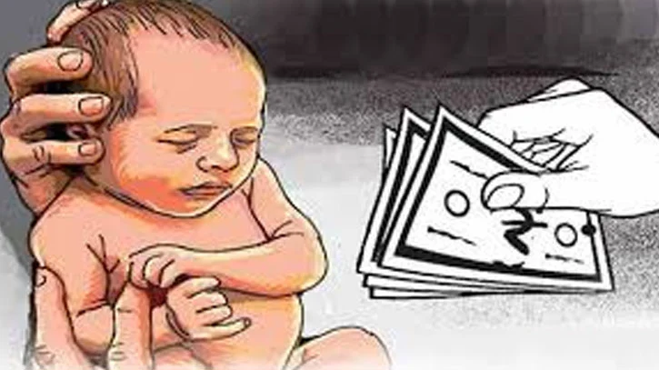 ১৫ দিনের শিশুকে বিক্রির অভিযোগ বাবার বিরুদ্ধে, গ্রেফতার ১    