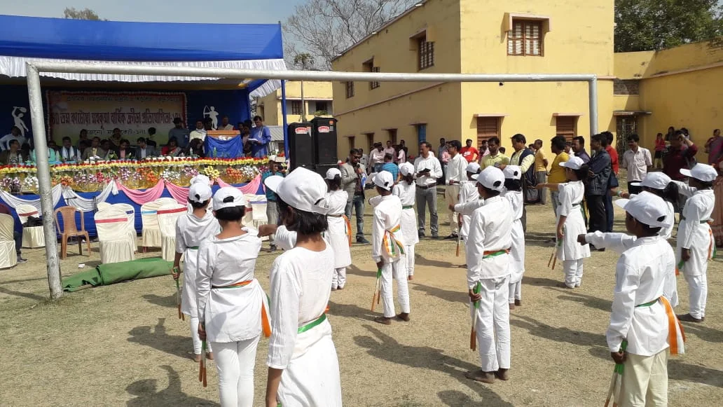 স্কুলের শীতকালীন বার্ষিক ক্রীড়া প্রতিযোগিতা মঙ্গলকোটে 