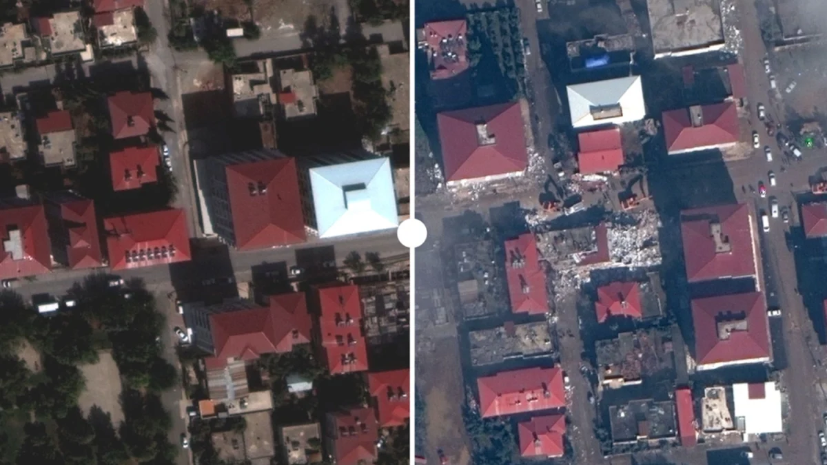 তুরস্কে ভূমিকম্পের  ধ্বংসলীলার করুণ চিত্র