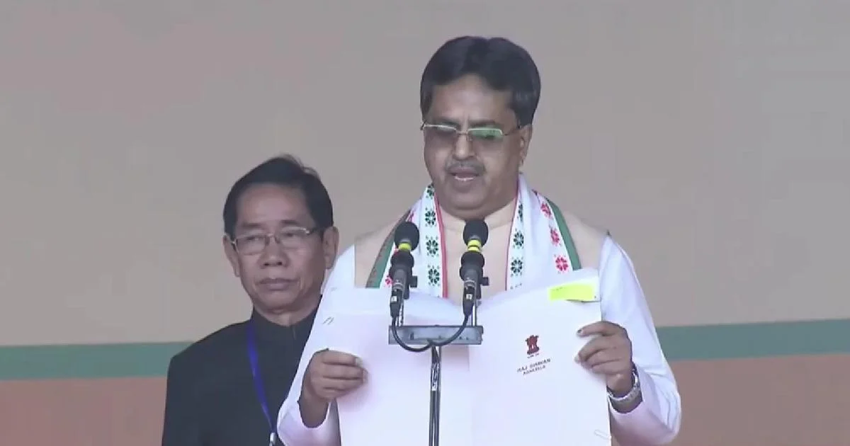 মোদি-শাহের উপস্থিতিতেই ত্রিপুরায় মুখ্যমন্ত্রী পদে শপথগ্রহণ মানিক সাহার, অনুষ্ঠান বয়কট বাম-কংগ্রেস জোটের
