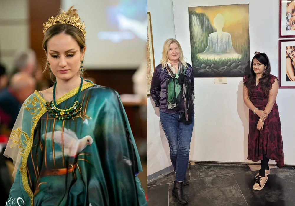 বঙ্গ তনয়ার শিল্প কর্ম এবার ইতালিয় মডেলের পোশাকে, বিদেশে ফের পুরস্কৃত কলকাতার স্বাতী 