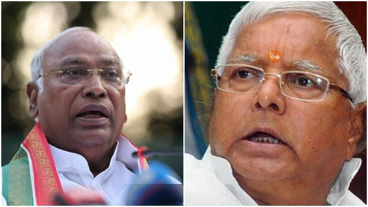 ইডি-র অভিযানে গর্ভবতী পুত্রবধূকে হেনস্থা করায় ক্ষুব্ধ লালু প্রসাদ, প্রতিবাদ মল্লিকার্জুন খাড়গের