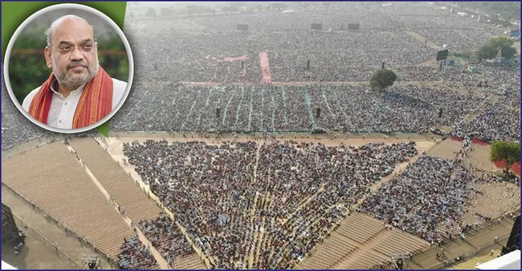 মহারাষ্ট্রে অমিত শাহের অনুষ্ঠানে হিটস্ট্রোকে ১১ জনের মৃত্যু