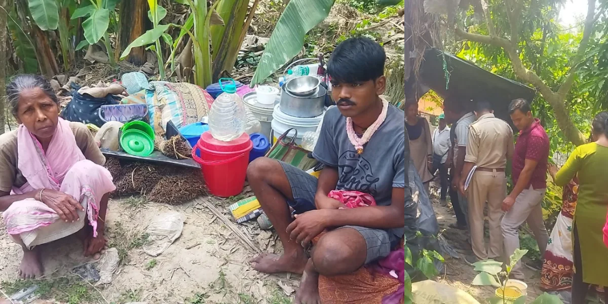 হাই কোর্টের নির্দেশ মেনে কড়া নিরাপত্তায় উচ্ছেদ অভিযান জয়নগরের মজিলপুরে