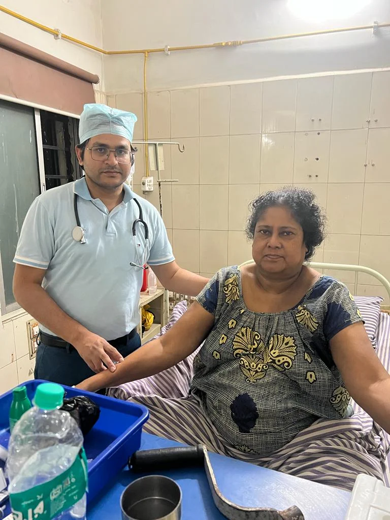 স্বাস্থ্য সাথী কার্ডে ১৫ কেজি টিউমার অপারেশন, প্রাণ ফিরল তাজের