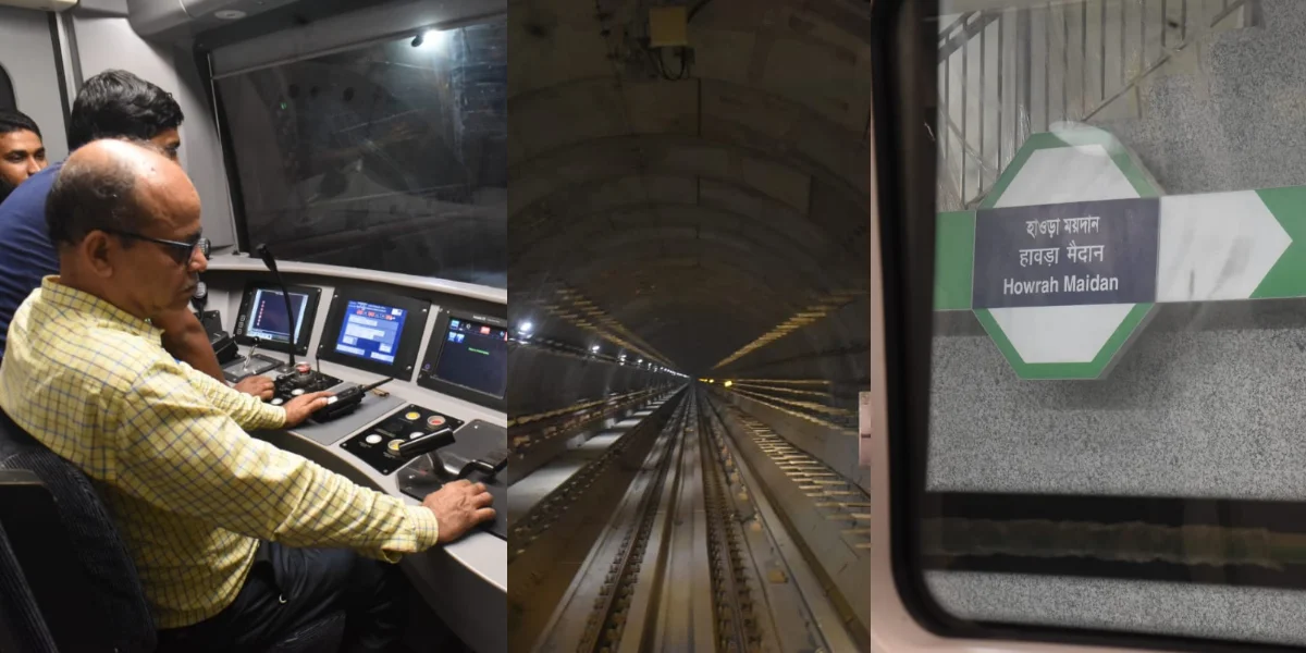 গঙ্গার তলা দিয়ে ছুটল হাওড়া ময়দান থেকে এসপ্ল্যানেড মেট্রো, আজ পূর্ণাঙ্গ ট্রায়াল সম্পন্ন