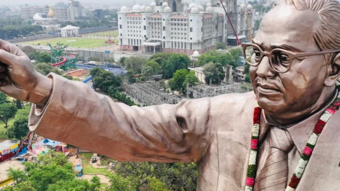 ১২৫ ফুট লম্বা, জন্মদিবসেই উন্মোচিত আম্বেদকরের দীর্ঘতম মূর্তি