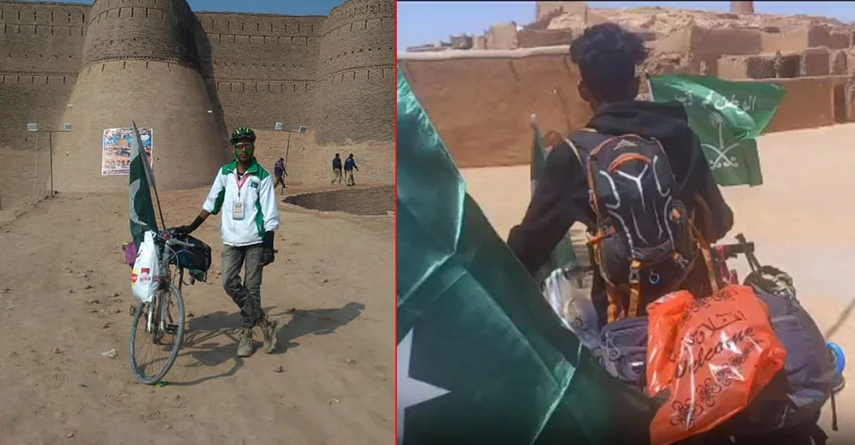 ৮৫ দিন সাইকেল চালিয়ে মদিনায় পাকিস্তানি যুবক!