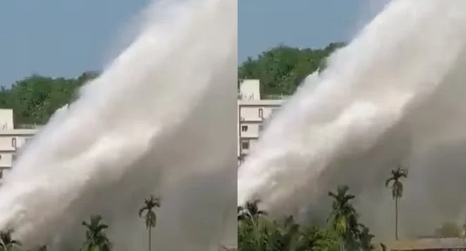 বিকট শব্দে গুয়াহাটিতে ফাটল জলের পাইপ, জলবিস্ফোরণে মৃত ২